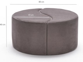Stolička Alis Pouf Mink