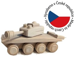 Drevený tank, 22 x 8 x 10 cm