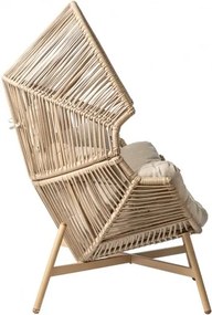 MI Ratanové kreslo HOLAND béžové (DH)