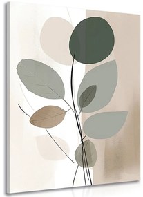 Obraz abstraktné botanické tvary No1 - 40x60