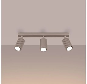 Brilagi - Bodové svietidlo CRESTO 3xGU10/10W/230V taupe