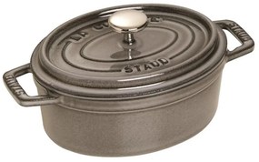 Staub Hrniec STAUB oválny 15 cm sivý 0,6l