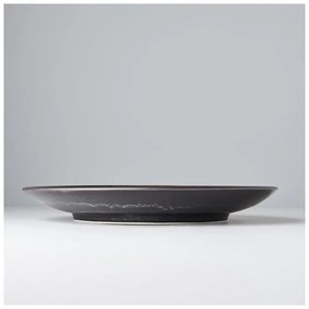 Čierny keramický tanier Mij Matt, ø 29 cm