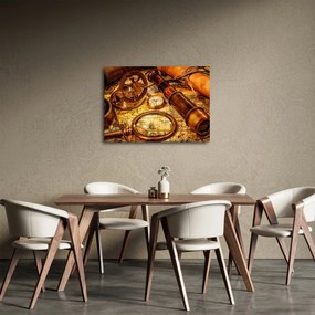 Obraz - Historické pomôcky námorníkov (70x50 cm)