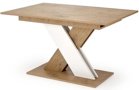 Stôl Xarelto 85x130 doska - dub lancelot/biela