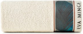 BAVLNENÝ UTERÁK EVA MINGE3 SADA 6KS 50X90 CM KRÉMOVÁ