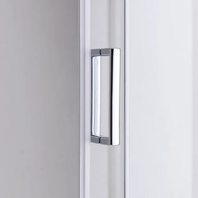 BPS-koupelny Štvorcový sprchový kút HYD-SK93B 90x90 chróm/transparent + vanička HYD-SSV-ST02B biela