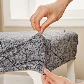 4Home Napínací poťah na stoličku Stone 45 - 50 cm, sada 2 ks
