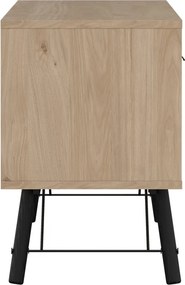 TV stolík v dekore duba v prírodnej farbe 150x60x40 cm Ry – Tvilum