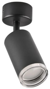 LED RGBW stmievateľné kúpeľňové bodové svietidlo TURYN 1xGU10/6,5W/230V IP44 čierne