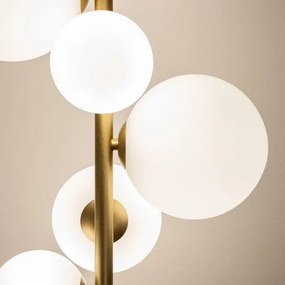 Brilagi - LED Stojacia lampa MILLA 7xG9/3W/230V zlatá/biela