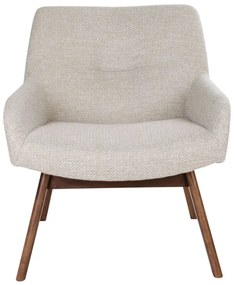 Pieskovohnedé kreslo z orechového dreva House Nordic London