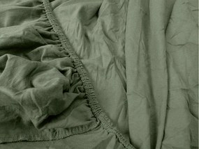 Jersey plachta EXCLUSIVE tmavozelená 200x220 cm, 100% bavlna