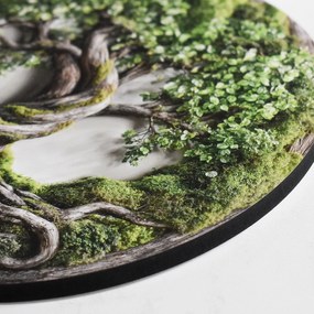 DUBLEZ | Machový strom života - Luxusná imitácia na dreve