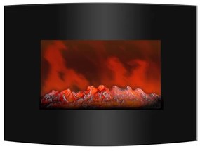 LED elektrický krb s vykurovaním LED/2000W/230V + diaľkové ovládanie