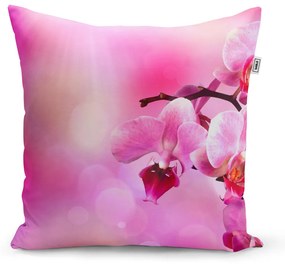 Sablio Vankúš Kvety orchidey - 60x60 cm