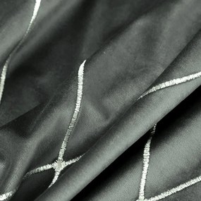Dekorstudio Francúzsky zamatový záves PIERRE CARDIN MARGO - svetlosivý