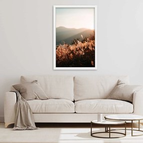 Gario Plagát Obilie a hory Farba rámu: Bez rámu, Rozmery: 40 x 60 cm