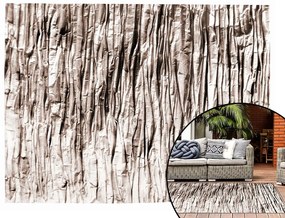 Tutumi, plyšový koberec Nature 4D vzor: béžová skala 140x200 cm, SHG-09007