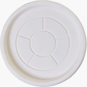 Miska pod kvetináč PLATO, plast, Ø 66 cm, biela Rozmer: 37x4 cm