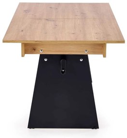 Konferenčný stolík Celina, dub artisan / čierna