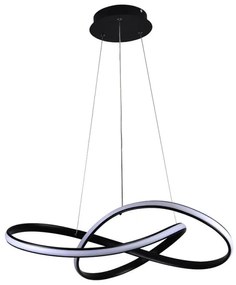 Brilagi - LED Stmievateľný luster na lanku COSMOWAVE LED/70W/230V čierna + DO