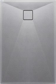Deante Correo, obdĺžniková granitová sprchová vanička 140x90 cm, šedá, DEA-KQR_S47B