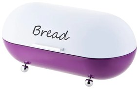 Nerezový retro chlebník Tadar Epso 3157, fialový