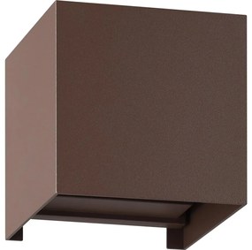 Eglo 901066 - LED Vonkajšie nástenné svietidlo CALPINO 2xLED/2,8W/230V IP54 hnedá