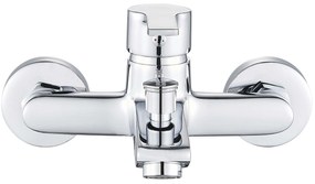 Invena Bralos, nástenná vaňová batéria, chrómová, INV-BW-07-001-A
