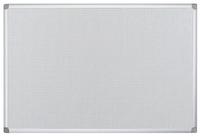 Bi-Office Textilná, magnetická nástenka s kovovou mriežkou, 900 x 600 mm