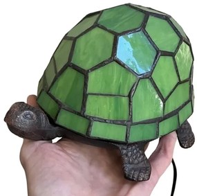 Detská lampa KORYTNAČKA Green Tiffany štýl 21*14