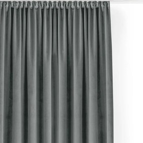 Sivý zamatový dimout záves 200x250 cm Velto – Filumi