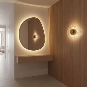 Toolight Toolight, LED nástenné svietidlo 20cm, 3,6W, 4000K, APP1795-W, zlatá matná, OSW-04363