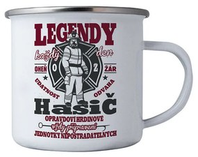 Bohemia Gifts Plechový hrnček - Pro hasiče, 350 ml