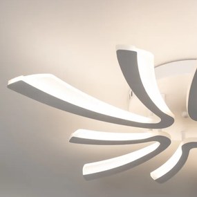 Brilagi - LED Stmievateľný prisadený luster TWIST LED/55W/230V 3000-6500K biela + DO