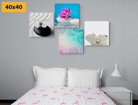 Set obrazov Feng Shui v zaujímavej farebnej kombinácií - 4x 60x60
