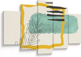 Obraz - Abstraktné listy N⁰2 (150x105 cm)