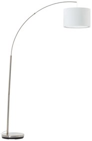 Brilliant - stojacia lampa CLARIE 1xE27/60W/230V matný chróm/biela