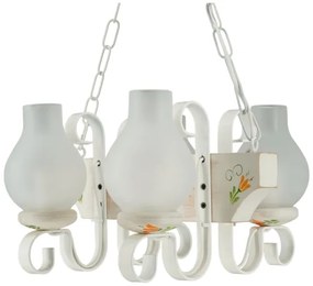 Brilagi - Luster na reťazi QUEEN 4xE14/40W/230V buk/krémová