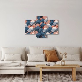 Obraz - Vlny a kopce (90x60 cm)