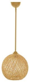 Luster na lanku JUTE 1xE27/60W/230V béžová