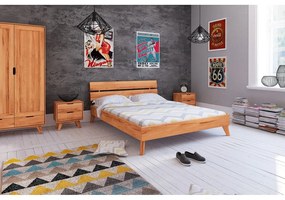 Šatníková skriňa z bukového dreva 90x180 cm Greg - The Beds