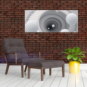 Obraz 3D abstrakcie (120x50 cm)