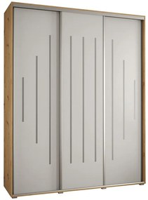 Skriňa 45 Canaris 12 200 artisan/biela/silver