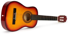 Detská klasická drevená gitara, 6 strunová, ECOTOYS