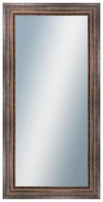 DANTIK - Zrkadlo v rámu, rozmer s rámom 50x100 cm z lišty TRITON široký meď (2951)