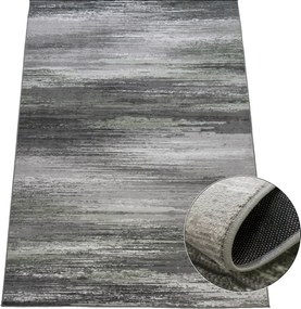 Koberec Accra 6505 Grey Green – zelený vzorovaný obdĺžnik Rozmer: 60x100 cm