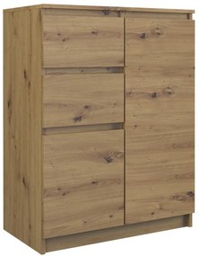 Komoda Musecalo 10 (dub artisan). Akcia -20%. Vlastná spoľahlivá doprava až k Vám domov. 1132853