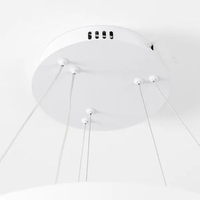 Brilagi - LED stmievateľný luster na lane FALCON SLIM LED/68W/230V pr. 50 cm biela + DO